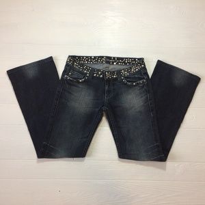 MISS ME Dark Wash Studded Jeans Denim Size 29